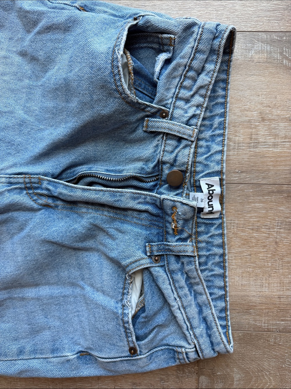 Abound Light Blue High-Rise Denim Jeans